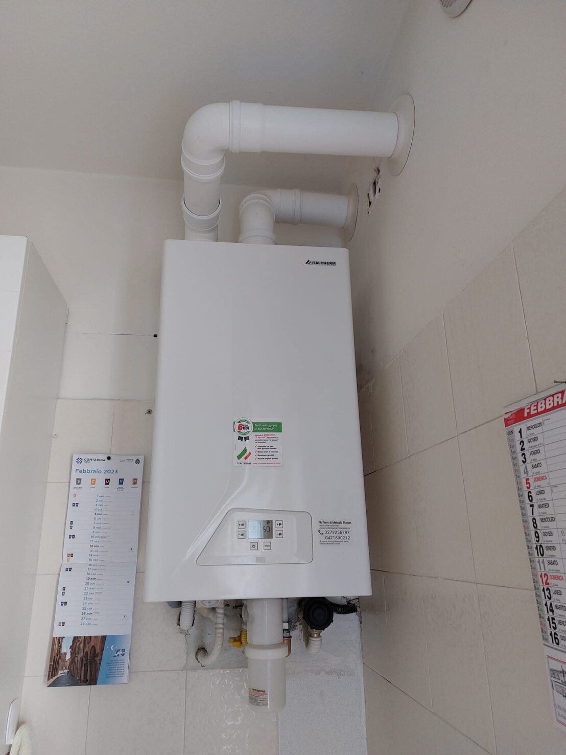 Installazione di caldaia a condensazione